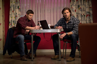 Jensen Ackles as Dean Winchester and Jared Padalecki as Sam Winchester in Supernatural 11x13 "Love Hurts"