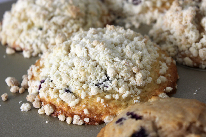 Jumbo Blueberry Streusel Muffins by freshfromthe.com