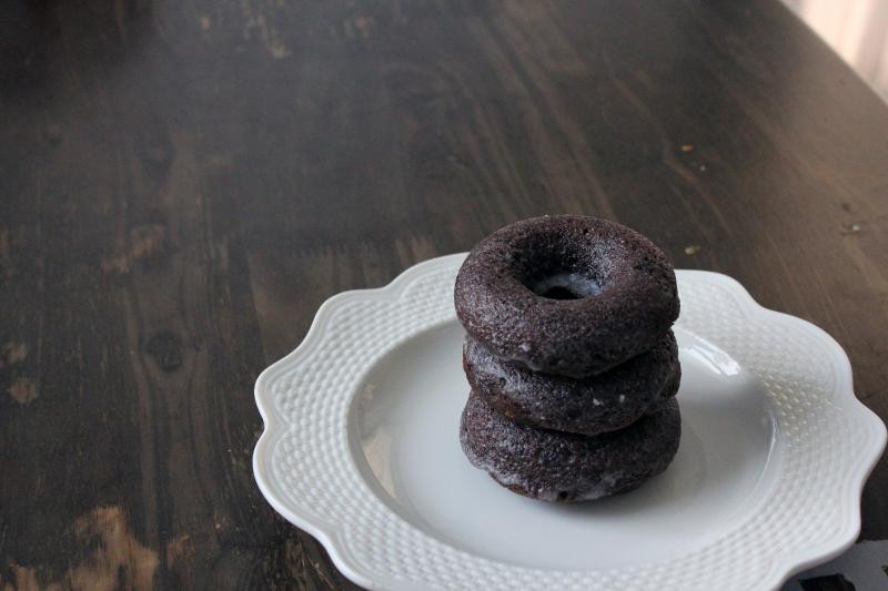 Recipe for Chocolate Cake Doughnuts by freshfromthe.com