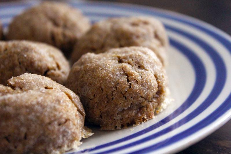 Recipe for Delightfully Dense Peanut Butter Cookies by freshfromthe.com