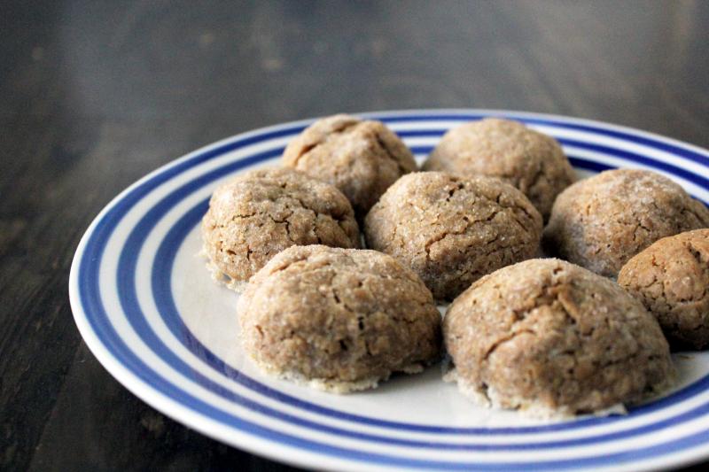 Recipe for Delightfully Dense Peanut Butter Cookies by freshfromthe.com