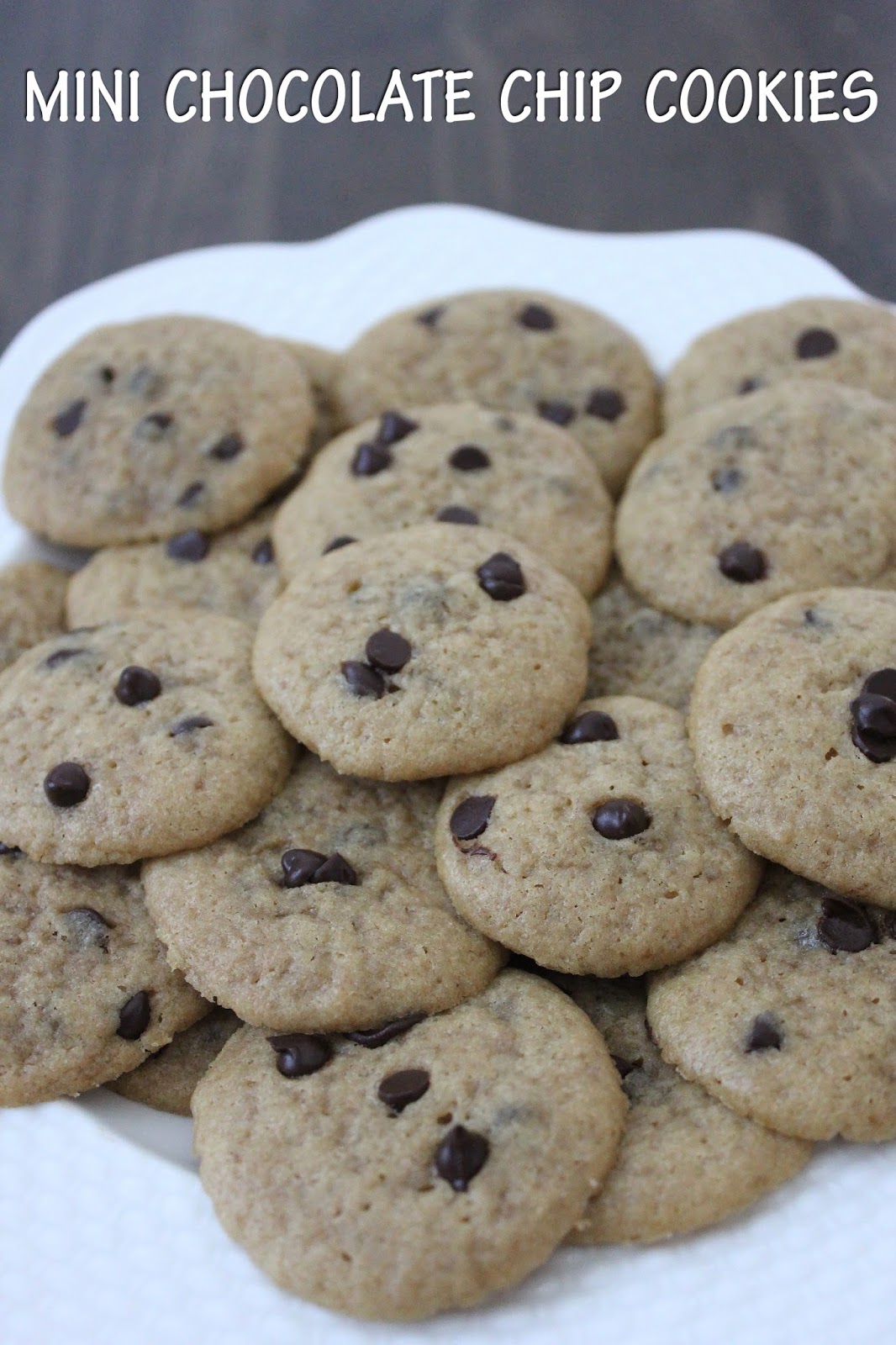 Mini Chocolate Chip Cookies by freshfromthe.com