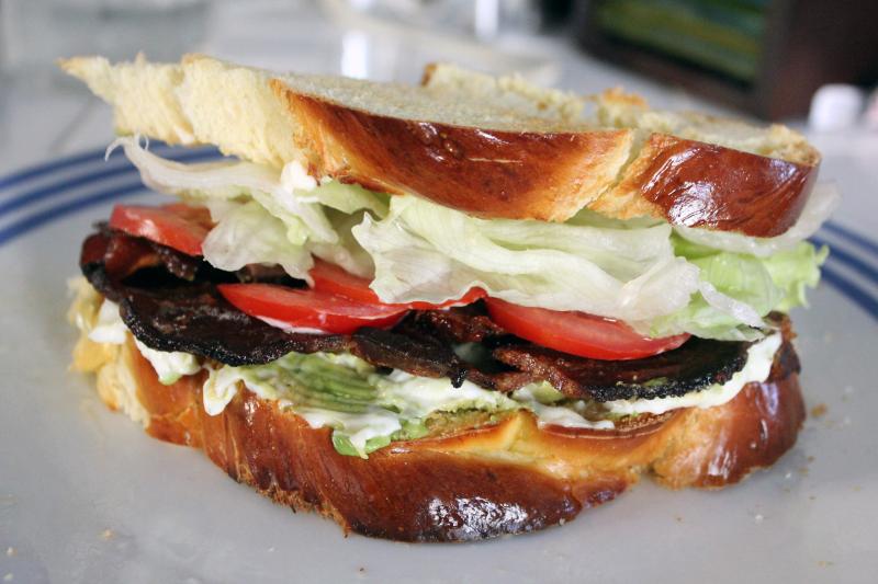 BLT with Challah Bread by freshfromthe.com