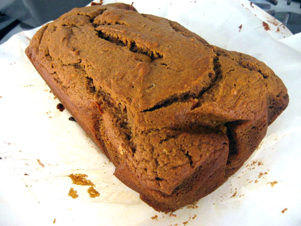 Vegan Pumpkin Bread by freshfromthe.com