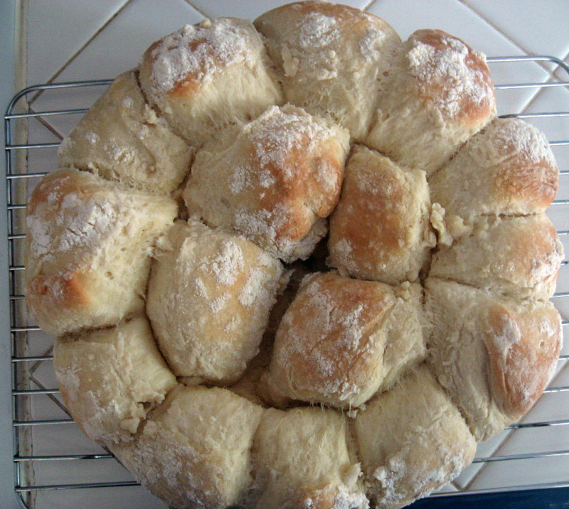 Flaky Butter Pull-Apart Rolls by freshfromthe.com