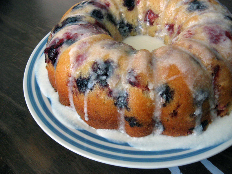 Summer Berry Bundt Cake by freshfromthe.com
