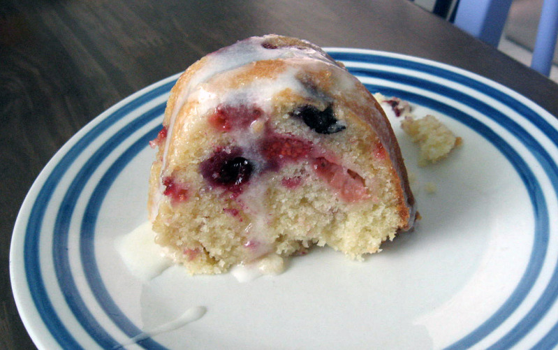 Summer Berry Bundt Cake by freshfromthe.com