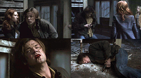 The Many Deaths of Sam and Dean - Sam dies in The Song Remains the Same 5x13