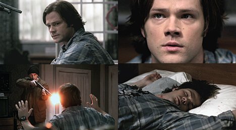The Many Deaths of Sam and Dean - Sam dies in The Dark Side of the Moon 5x16