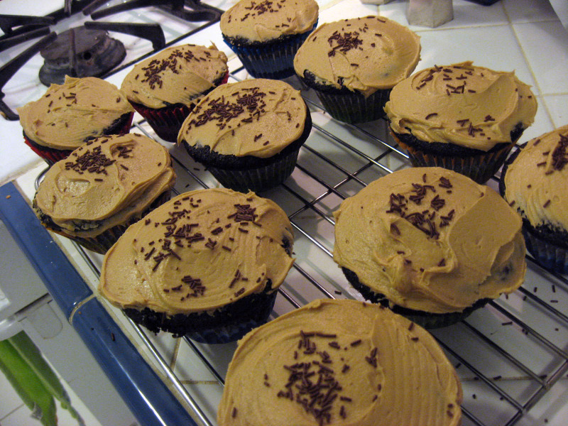 Deep Dark Mocha Cupcakes by freshfromthe.com