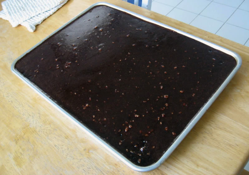 Chocolate Sheet Cake by freshfromthe.com